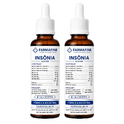 Fórmula para Insônia Farmafine — 2 frascos